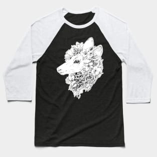 Lily Deer - Black Line Version Baseball T-Shirt